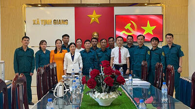 Chi bộ Quân sự thuộc Đảng bộ xã Tịnh Giang tổ chức  Đại hội Chi bộ nhiệm kỳ 2025-2027.