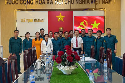 Chi bộ Quân sự thuộc Đảng bộ xã Tịnh Giang tổ chức  Đại hội Chi bộ nhiệm kỳ 2025-2027.